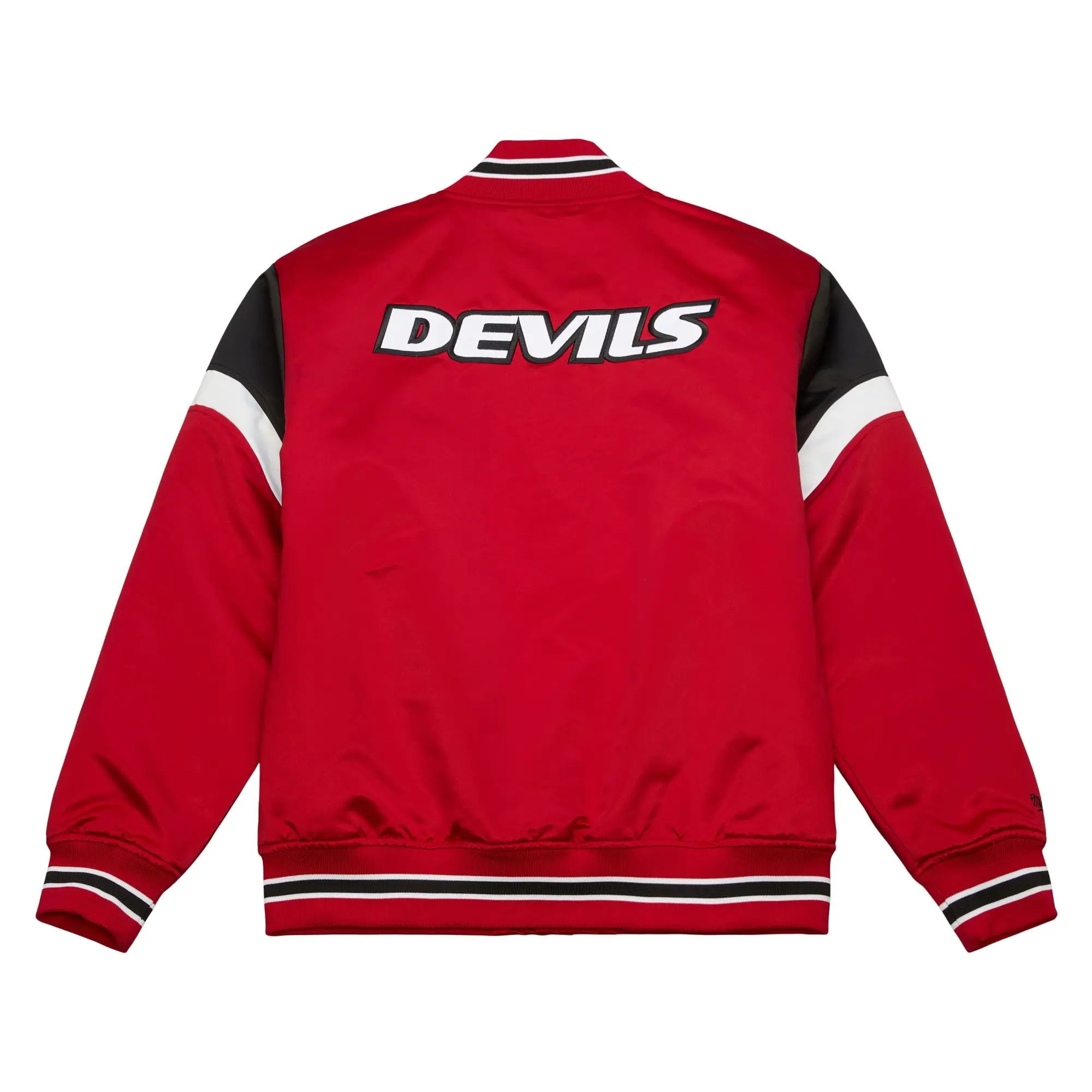 Alternative view of New Jersey Devils Cooperstown Heavyweight Red Varsity Jacket