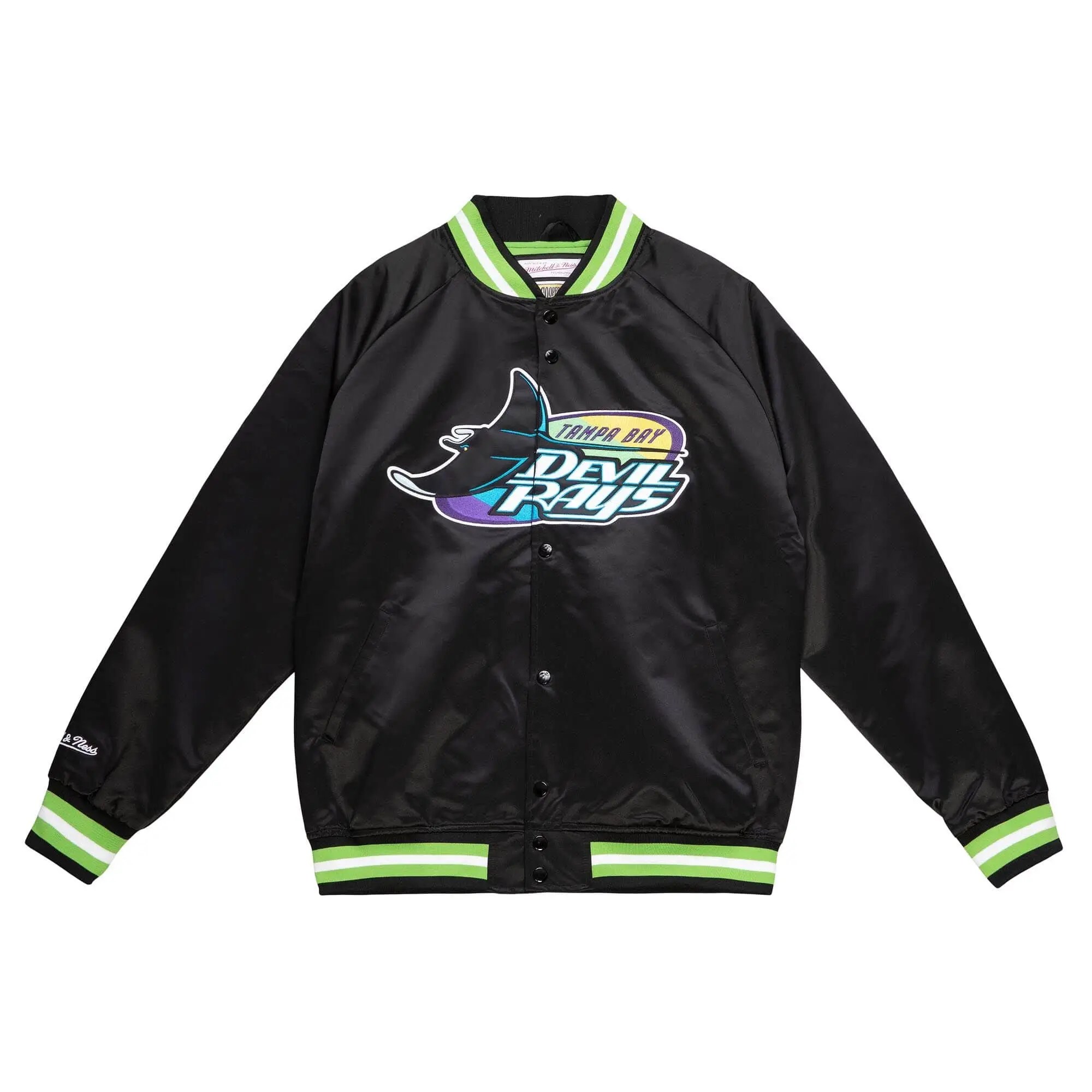 Tampa Bay Rays Devil Rays Black Varsity Jacket