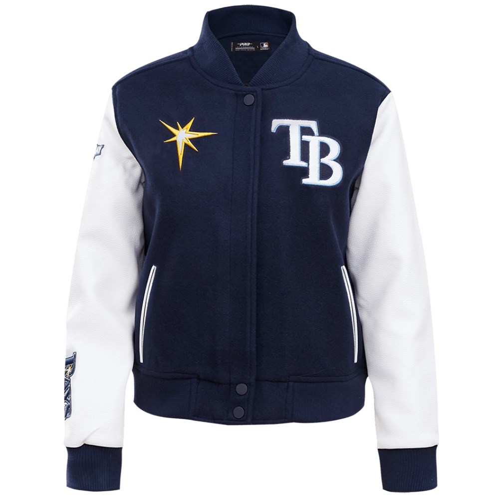 Tampa Bay Rays Women's Classic Wool & Leather Varsity Jacket