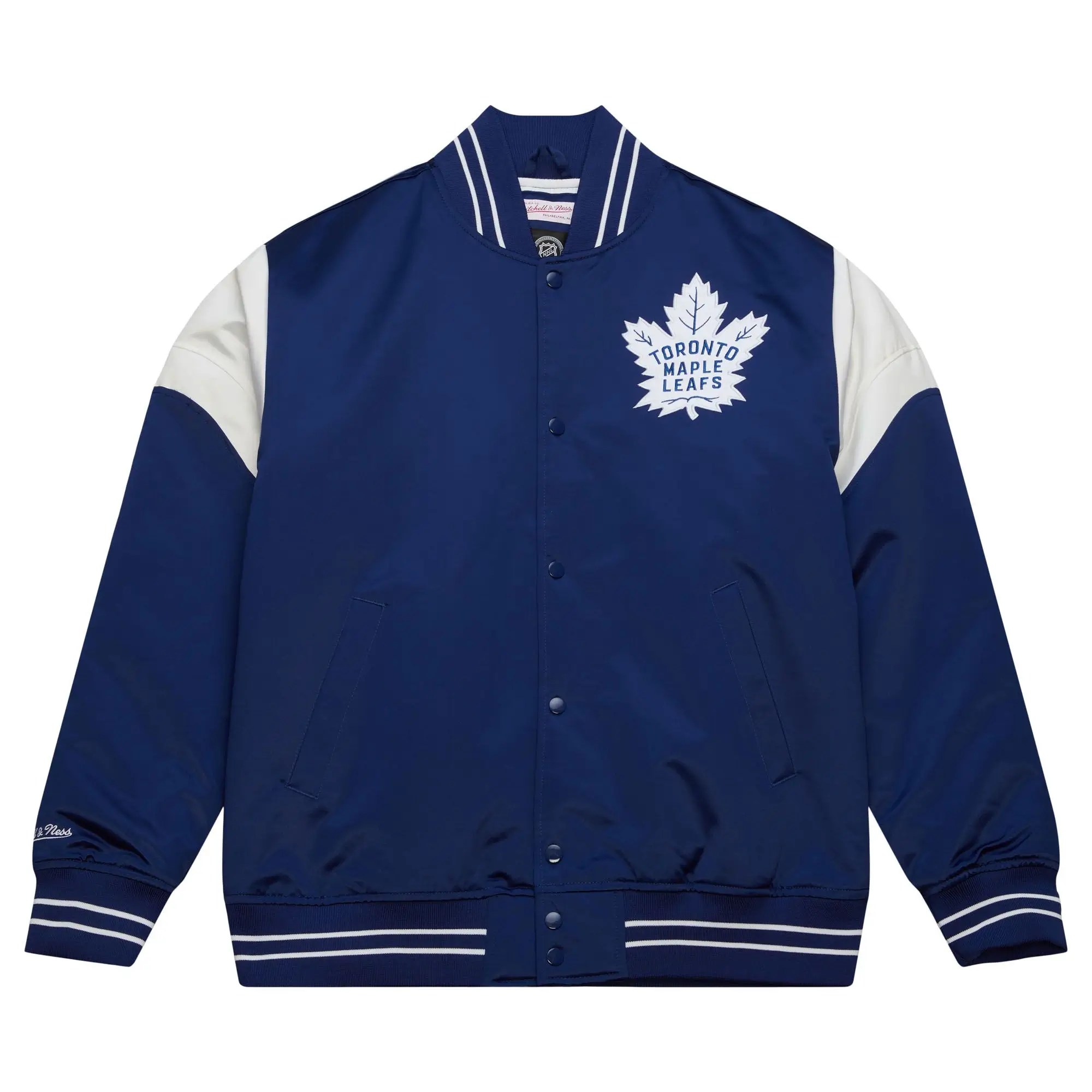 Toronto Maple Leafs Cooperstown Heavyweight Blue Varsity Jacket