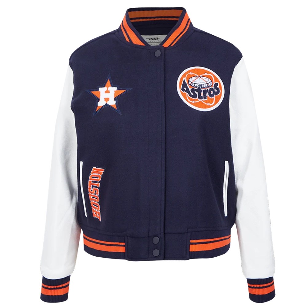 HOUSTON ASTROS ジャケットL サイズ Men's Houston Astros Pro Standard Navy Mash Up Logo Varsity