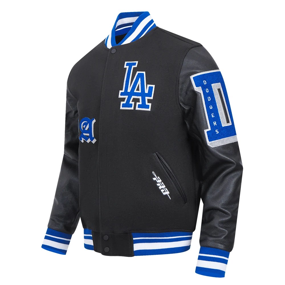 Los Angeles Dodgers ジャケット ネイビー Los Angeles Dodgers Bomber Jacket | LA Blue Dodgers Jacket