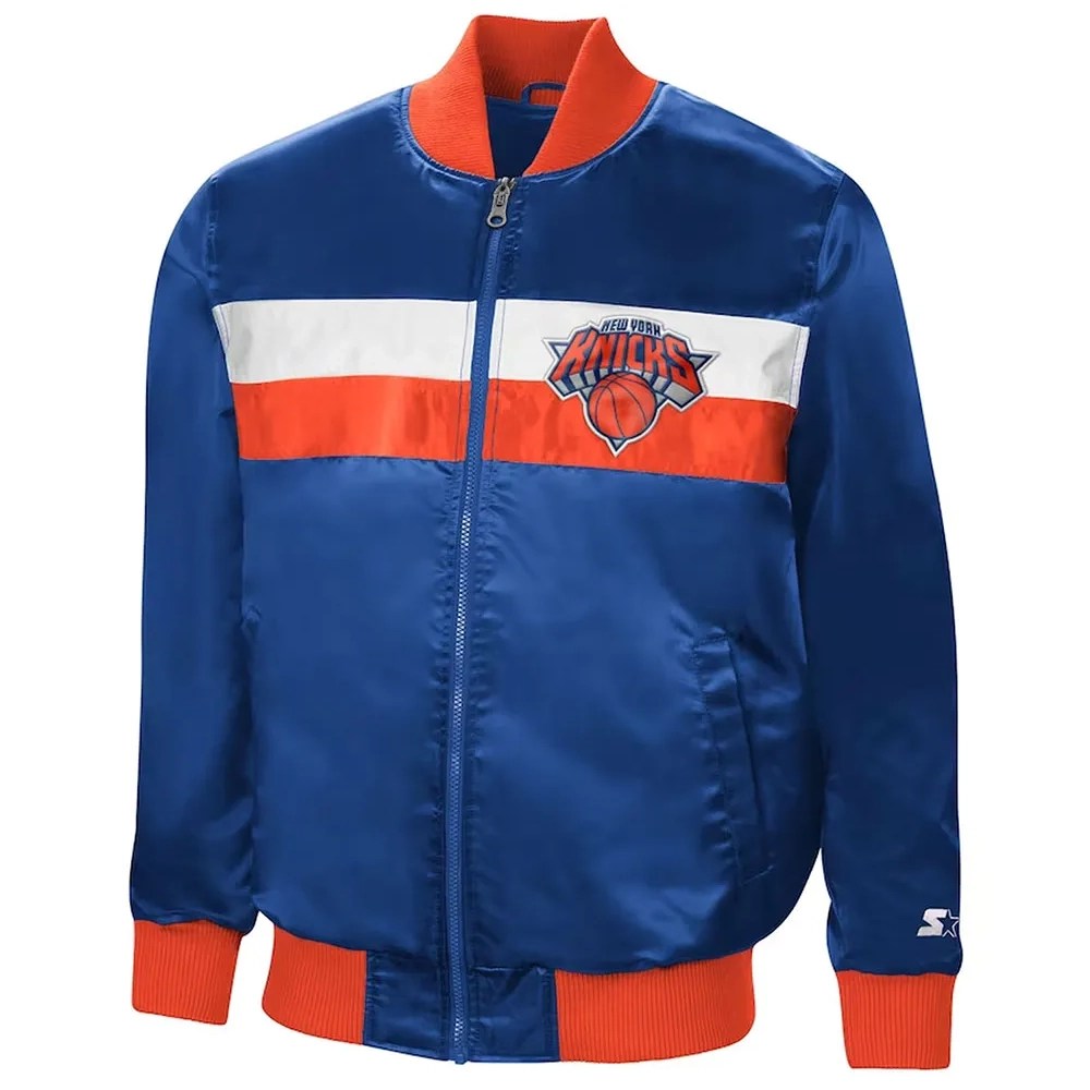 ジャケット・アウター NEW YORK KNICKS NBA HEAVYWEIGHT SATIN Youth Mitchell & Ness Knicks Primetime Heavyweight Satin