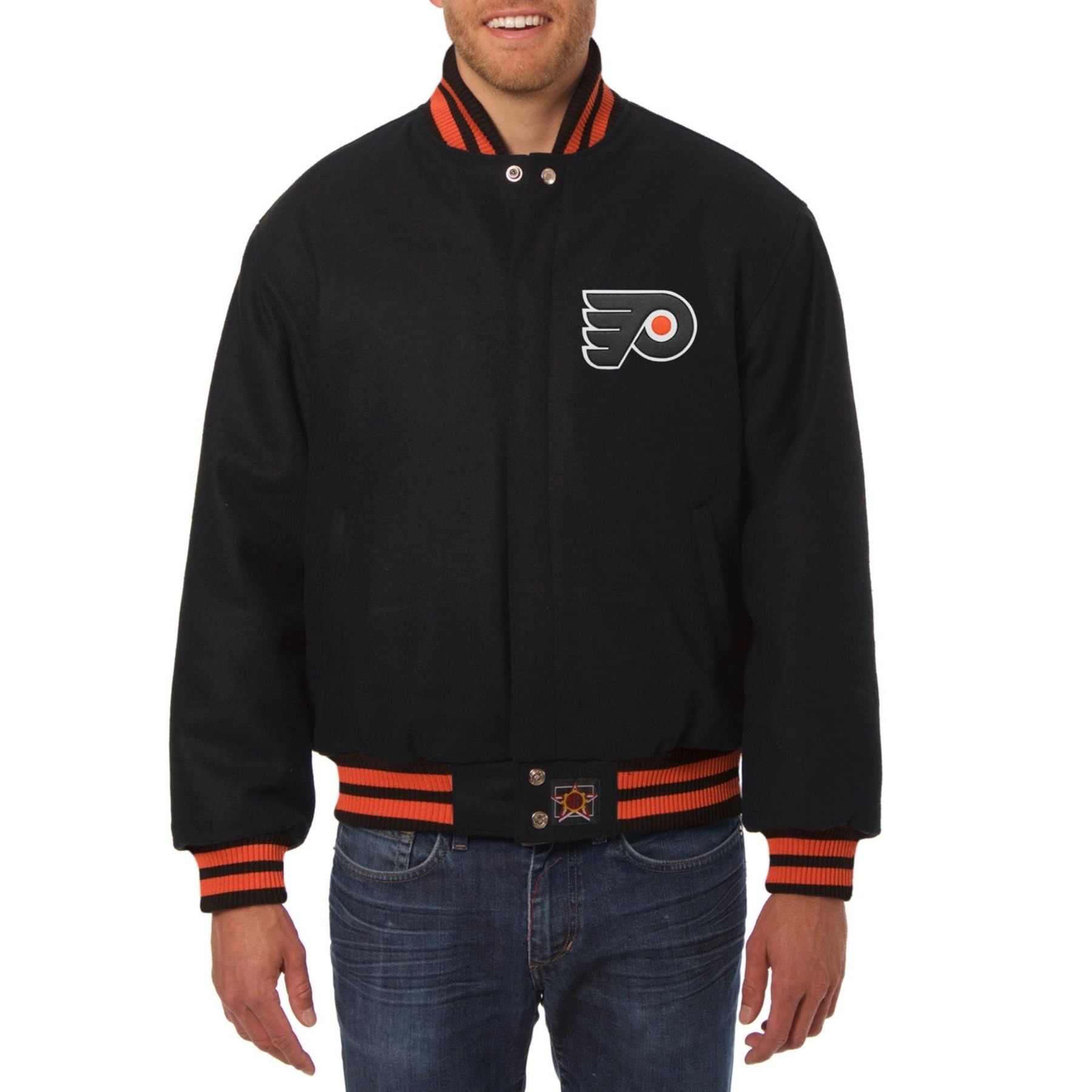 フィラデルフィア・フライヤーズ スタジアムジャケット NHL×FLYERS リバーシブルスタジャン！