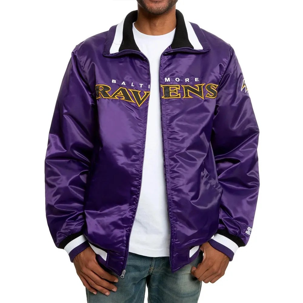 baltimore ravens snap down jacket