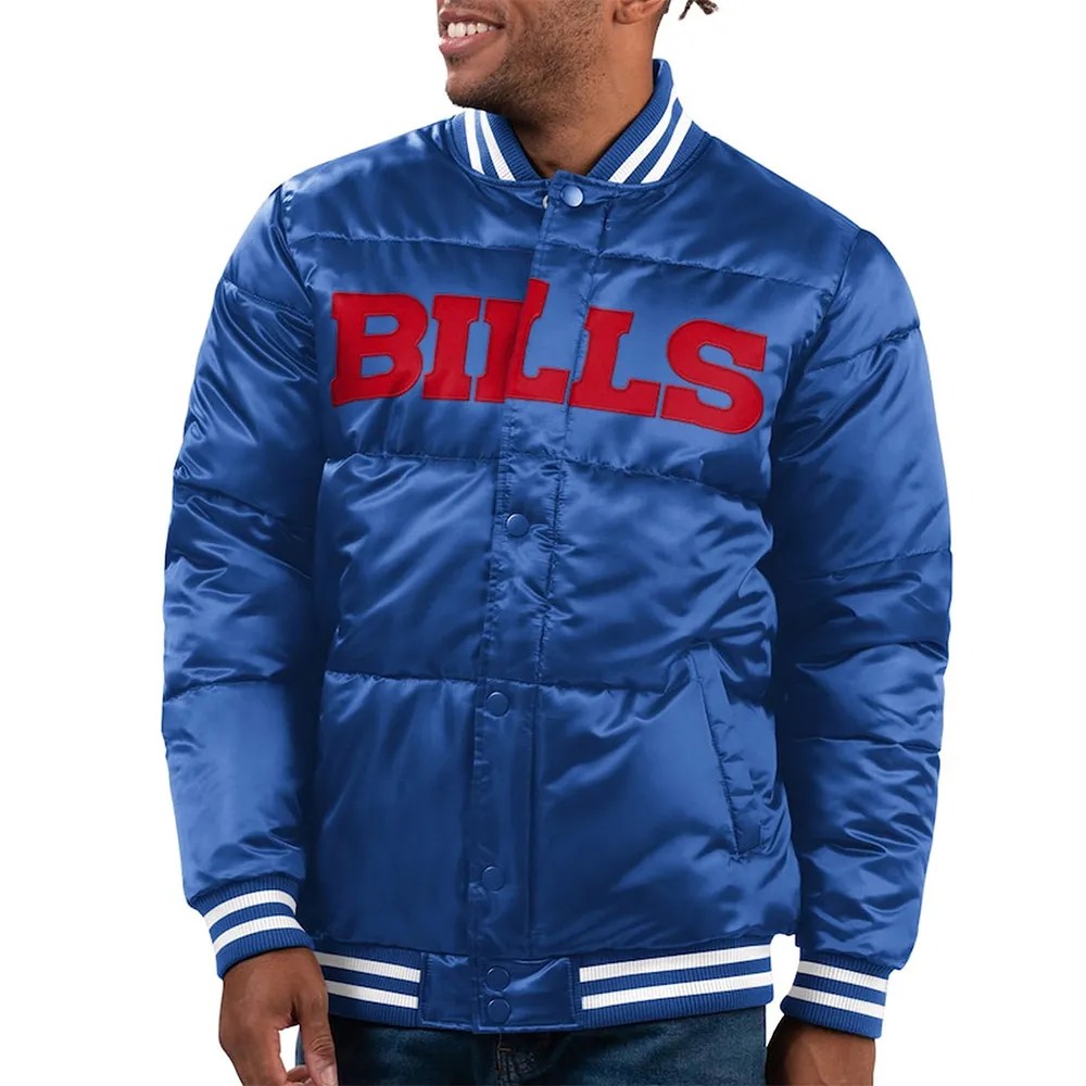buffalo bills bubble puffer jacket