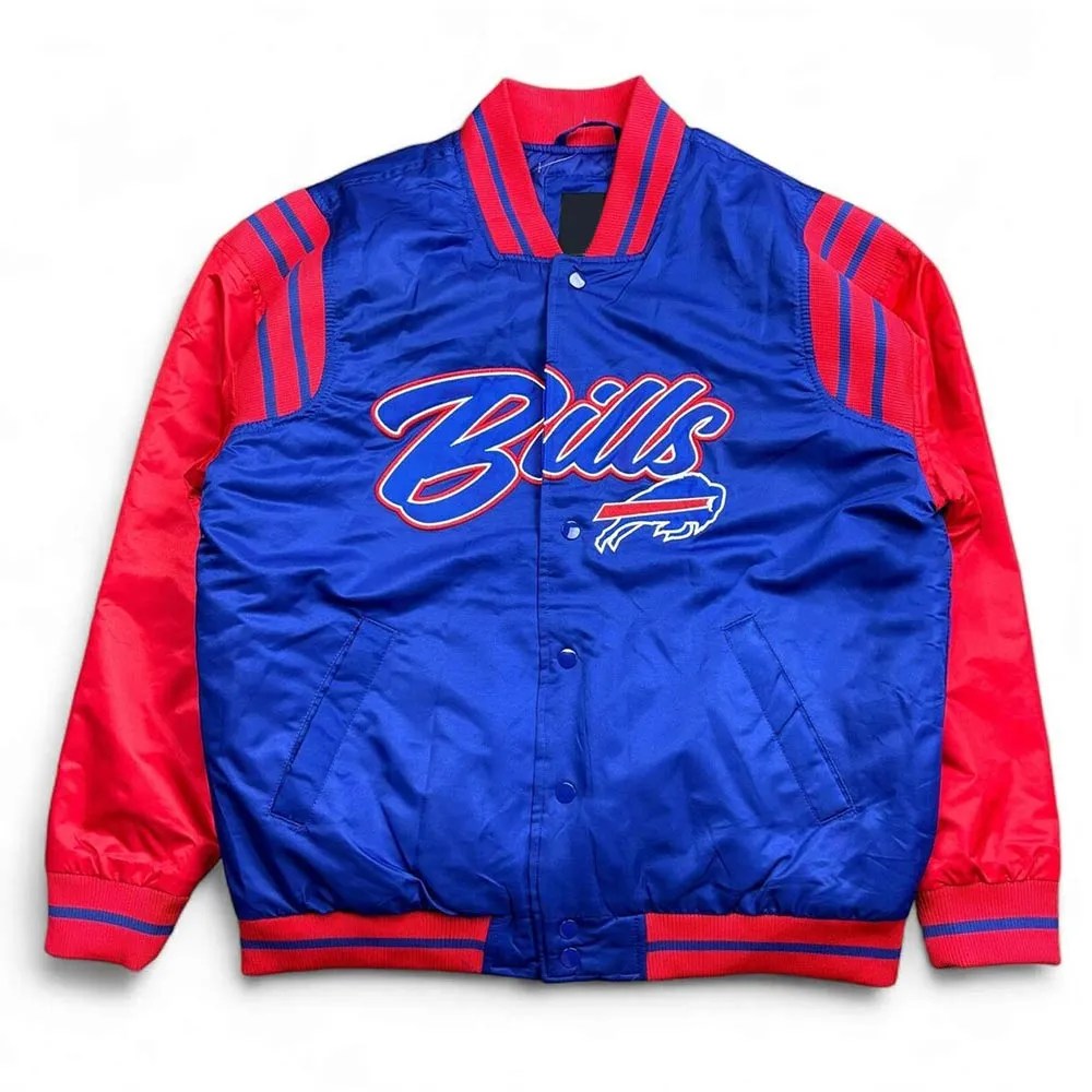 buffalo bills button up jacket