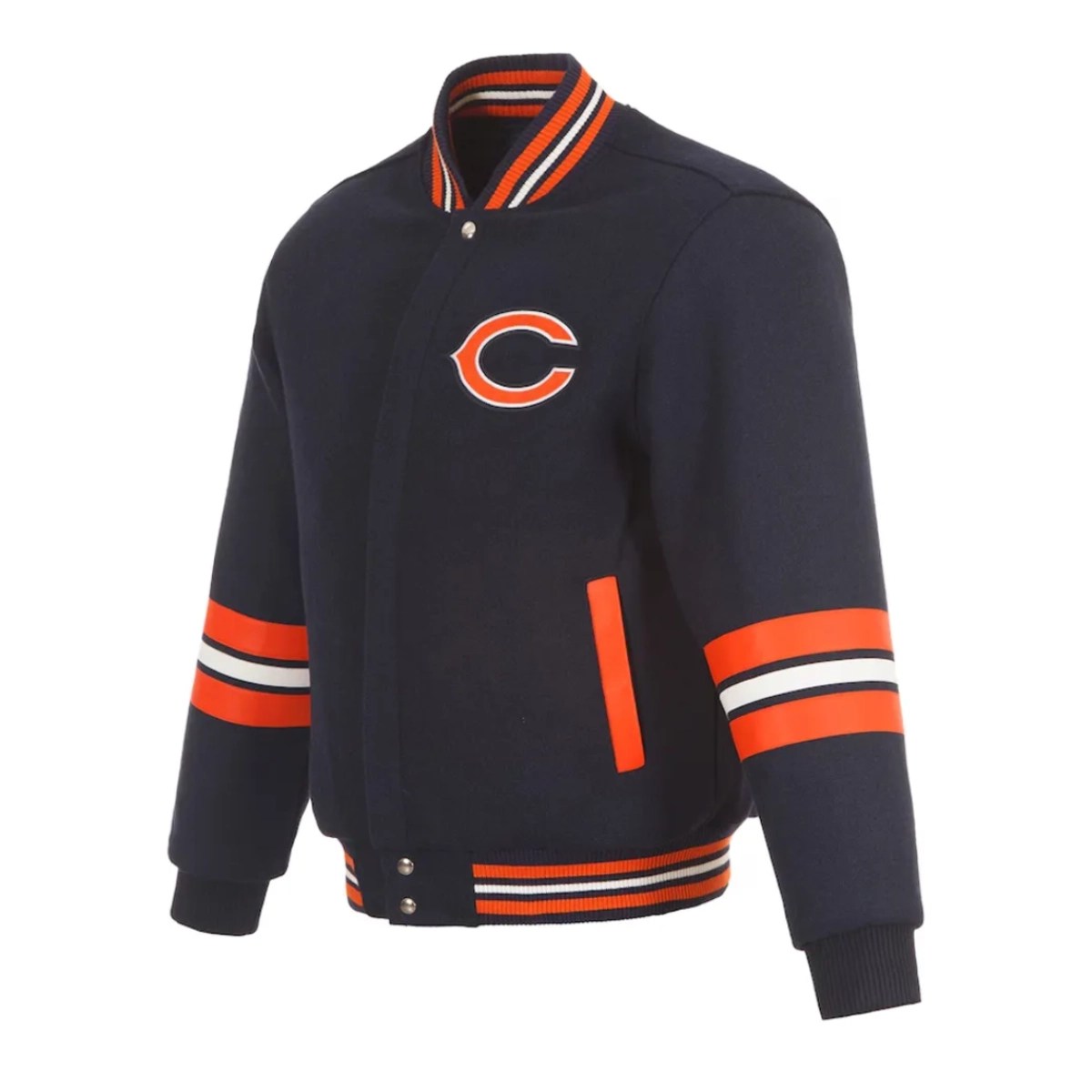chicago bears striped jacket