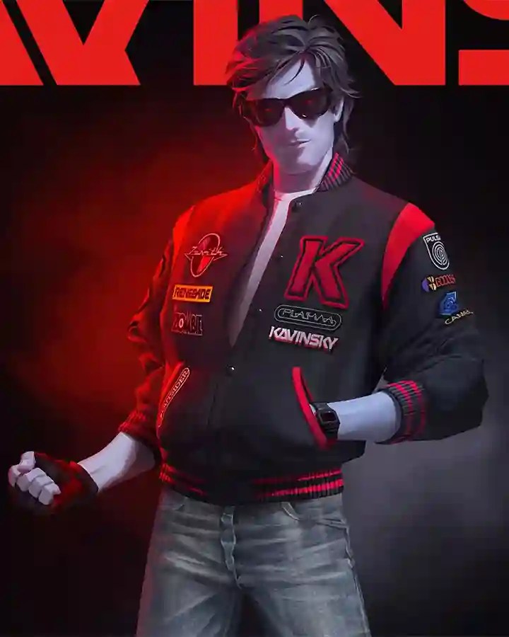 Kavinsky Reborn Varsity Black Jacket
