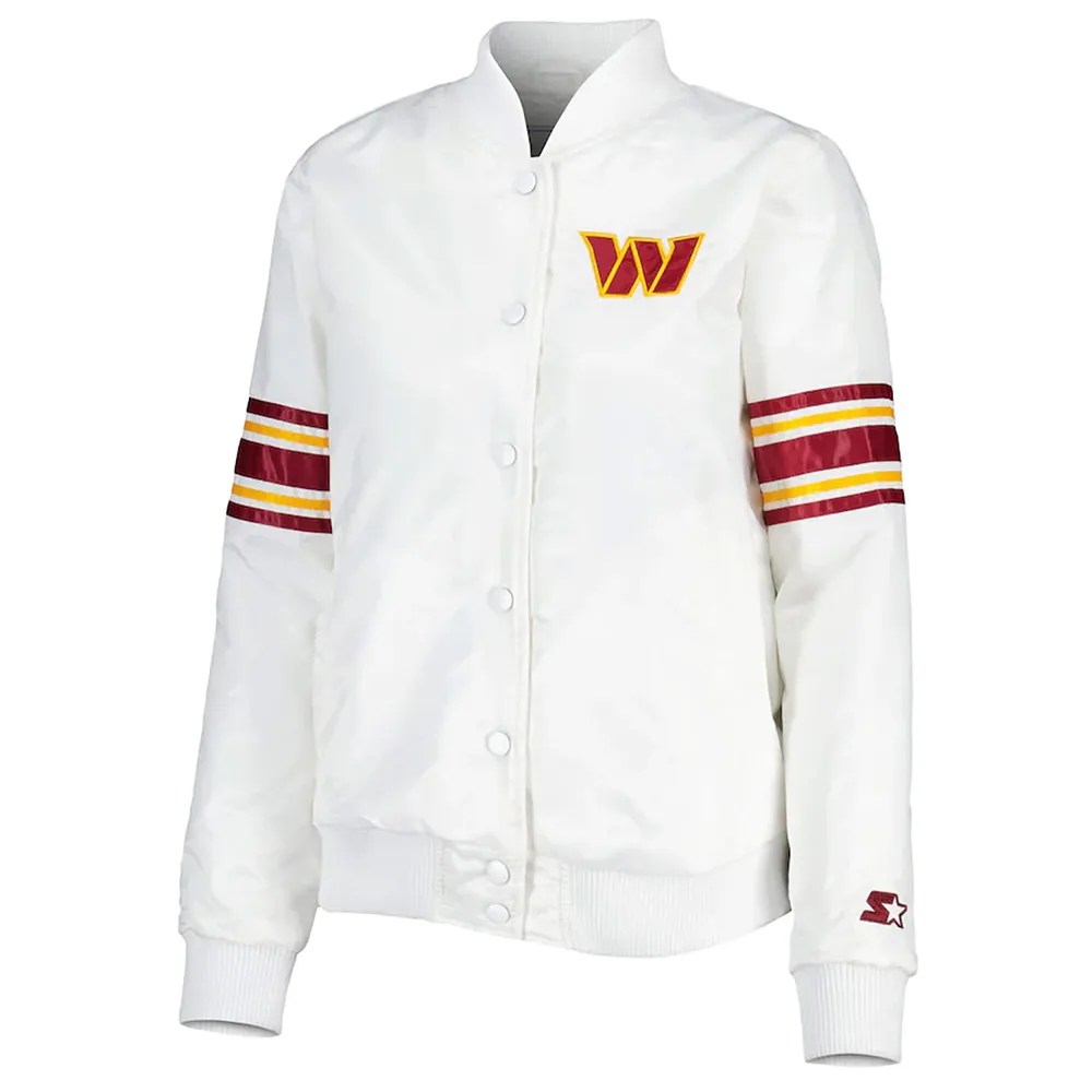 Washington Commanders Women's Line Up Satin Jacket