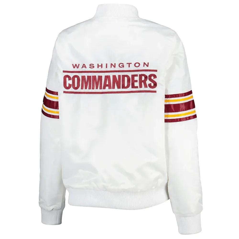 Alternative view of Washington Commanders Women's Line Up Satin Jacket