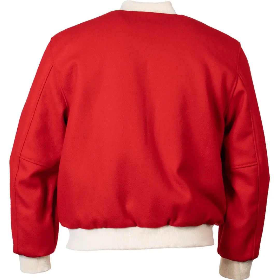 Alternative view of Boston Bees 1939 Authentic Red Wool Varsity Jacket