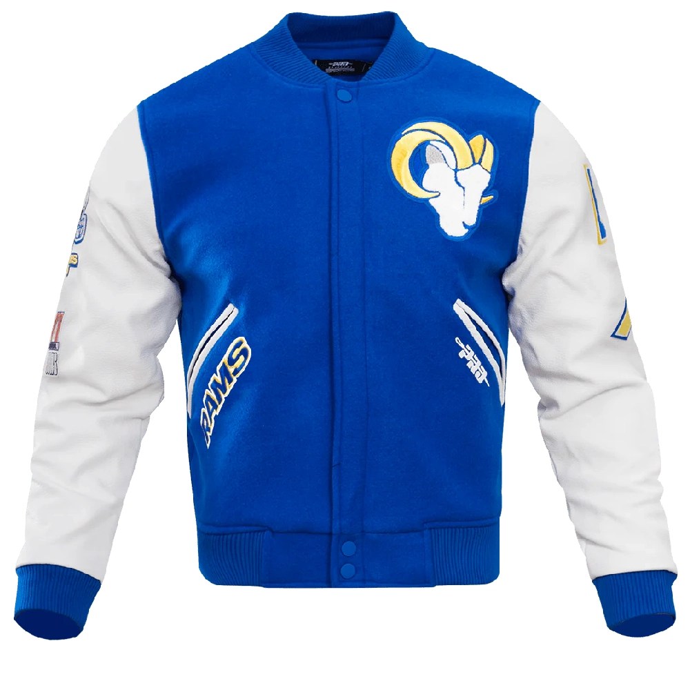 Los Angeles Rams Classic Wool/Leather Varsity Jacket