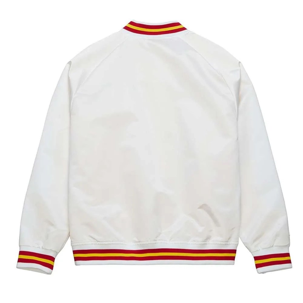 Alternative view of USC Trojans Script White Satin Jacket