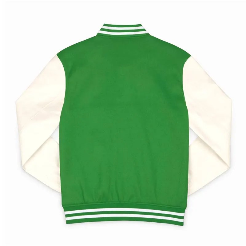 Alternative view of Oregon Ducks Green Wool/Leather Jacket