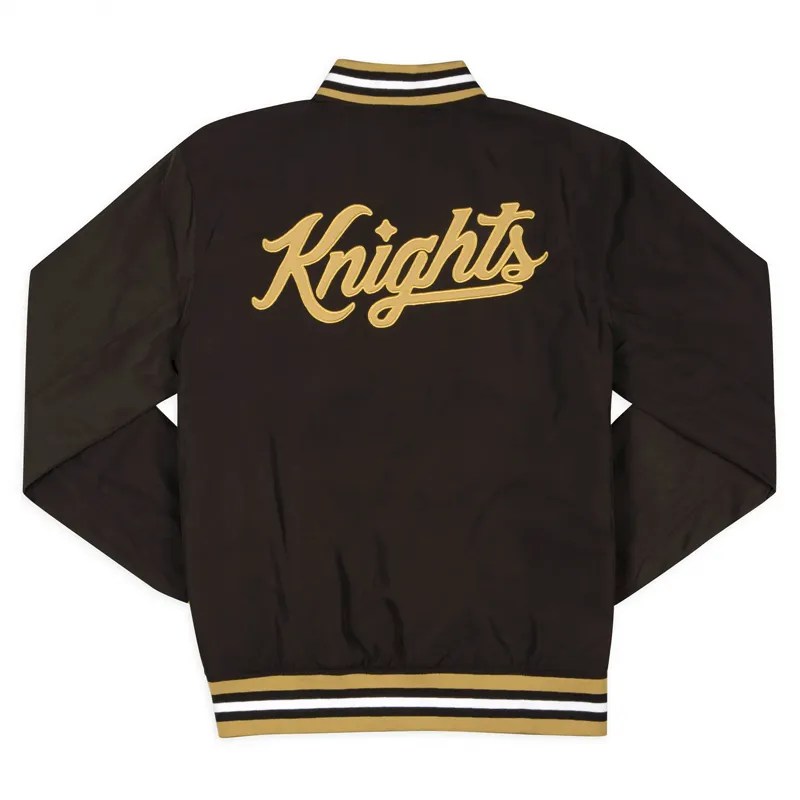 Alternative view of UCF Knights Script Black Satin Jacket