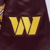 Washington Commanders Script Tail Wine Satin Jacket - Image 6