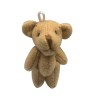 Miniature Stuffed Teddy Bear Pendant
