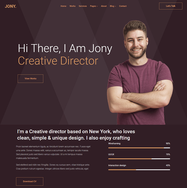 45 Free Best Resume Website Templates 2020 99points