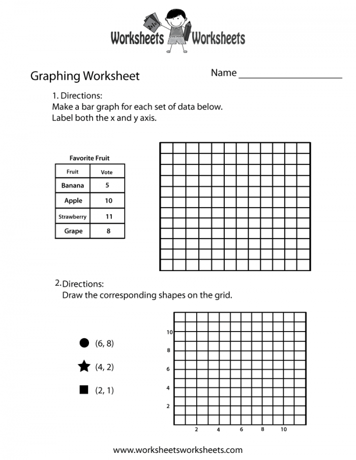 You may remember the days when you had to draw your own graphs and charts by hand for math or science class. Practice Graphs Worksheets 99worksheets