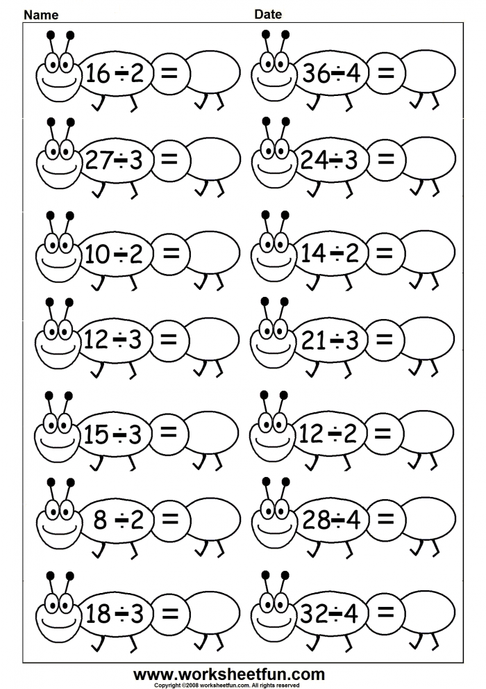 fun with division worksheets 99worksheets
