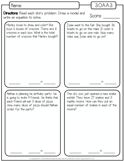 multiplication word problems zoo worksheets 99worksheets