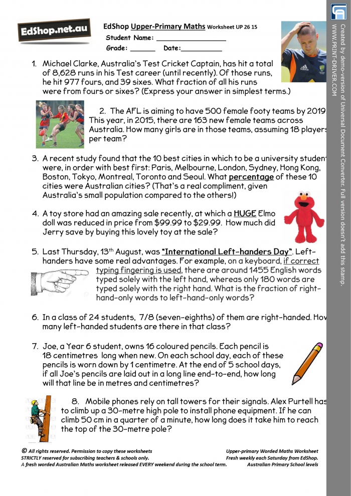 word problems check up worksheets 99worksheets