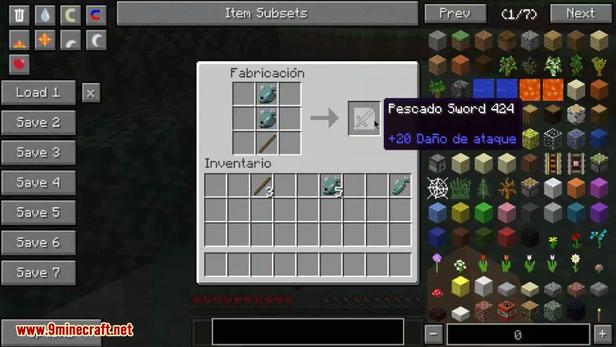 Minecraft Item Recipe Mod 1 7 10 Craftguide Hygpa