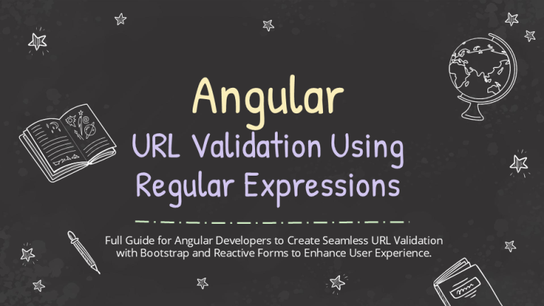Angular URL Validation Using Regular Expressions - Full Guide Cover