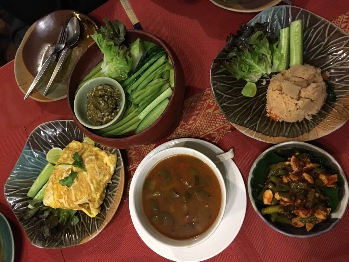 A Northern Thai meal