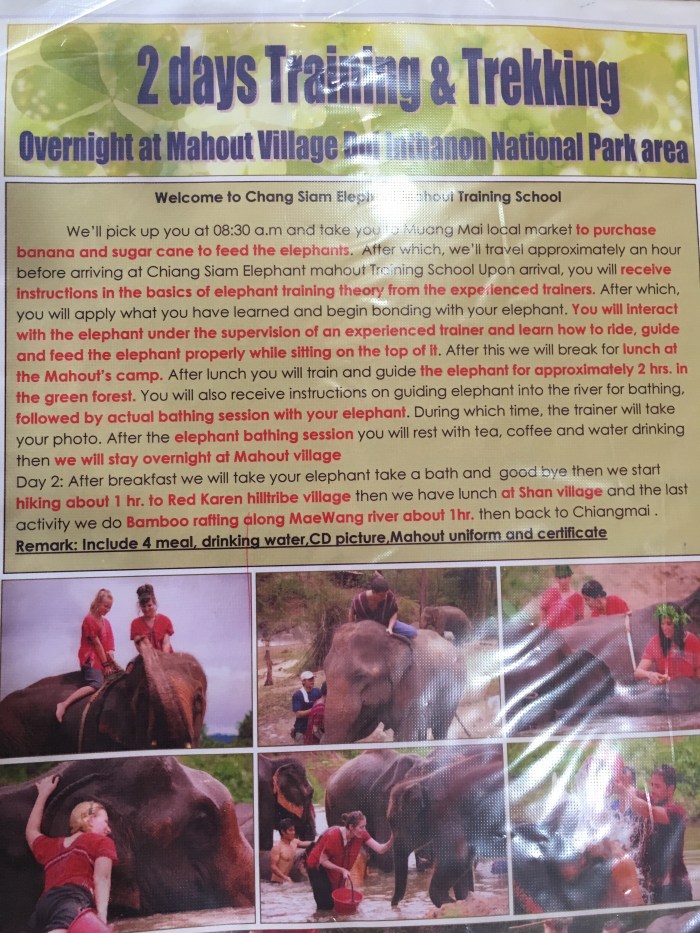 Our two day itinerary