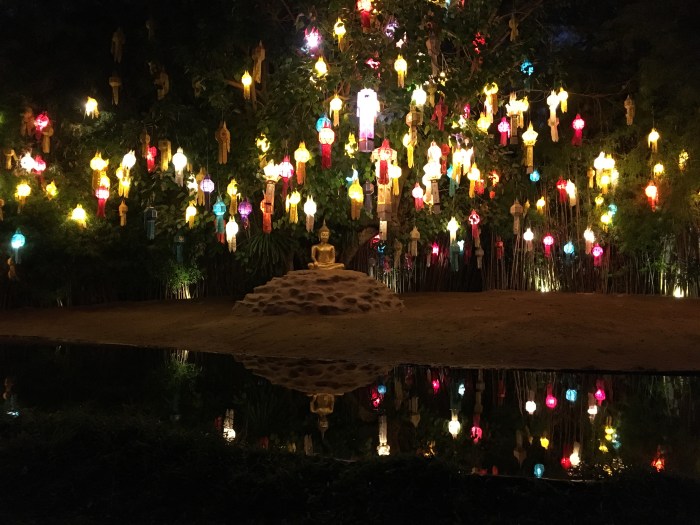 Scene on the grounds of Wat Phantao