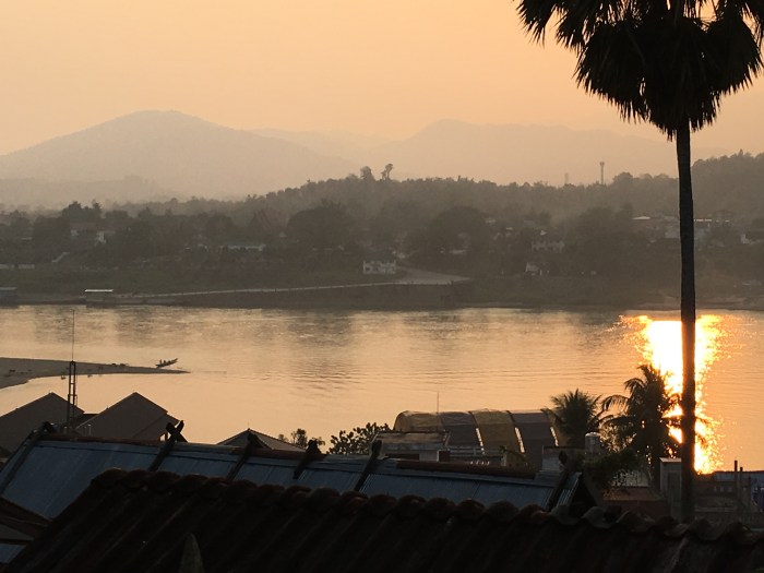 Sunset from Huay Xai