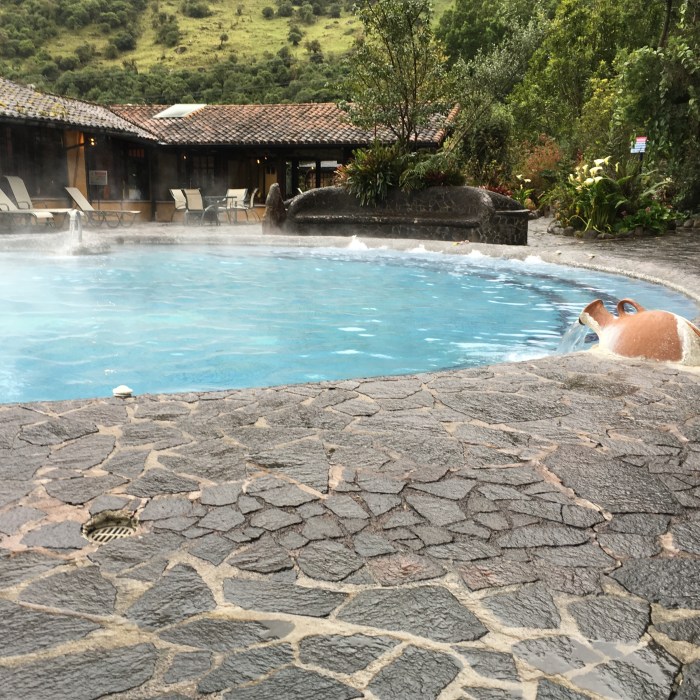 Hot pools of Papallacta! 