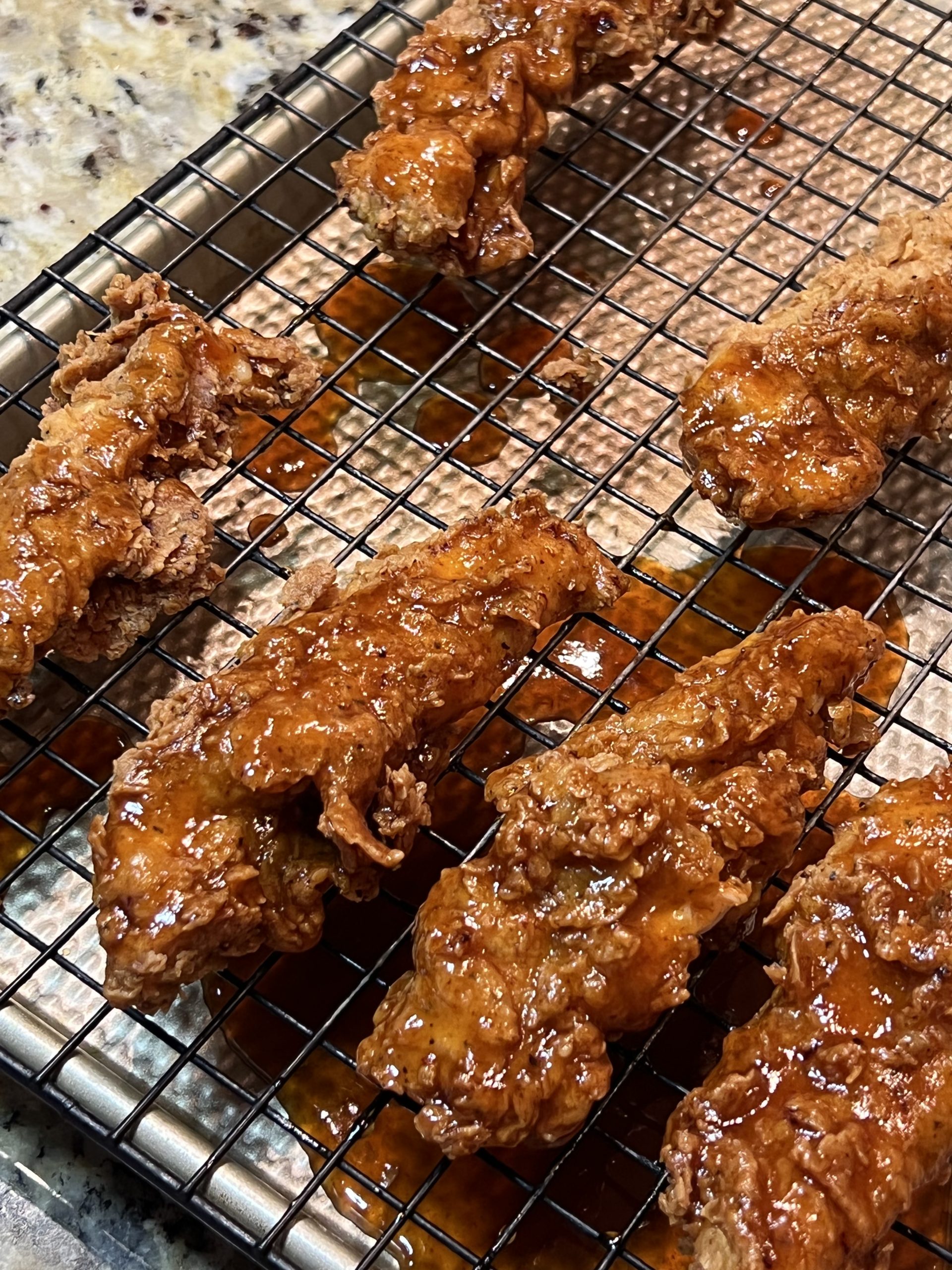 Honey-Sriracha Chicken Tenders (Sweet and Spicy!)