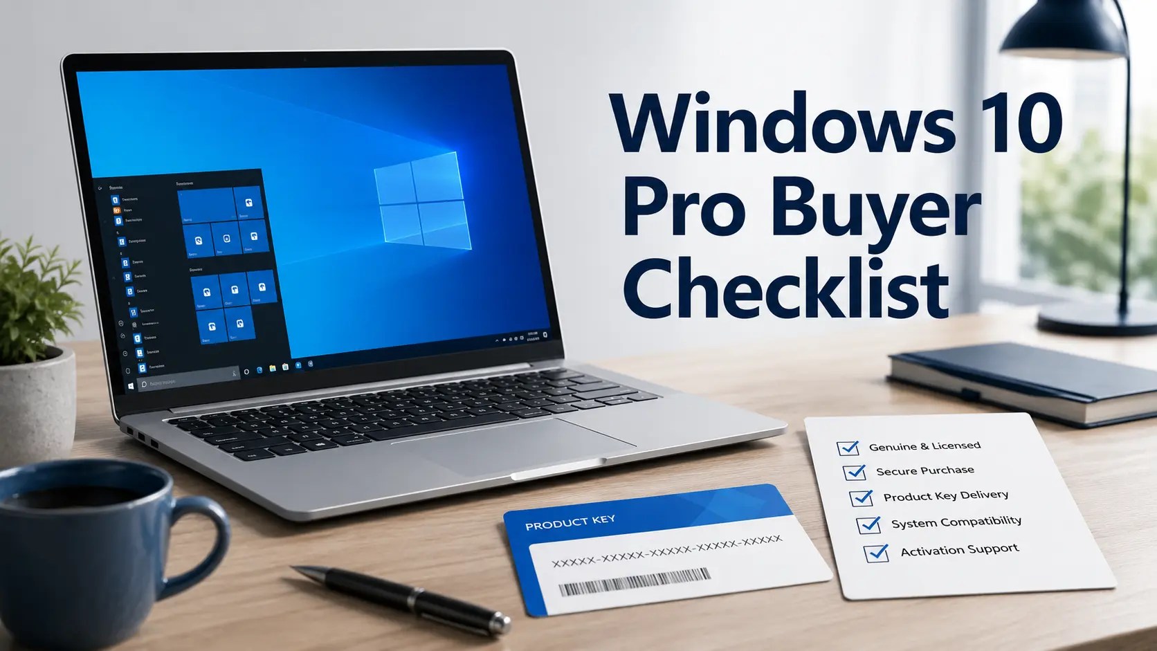 Windows 10 Pro activation key buyer checklist