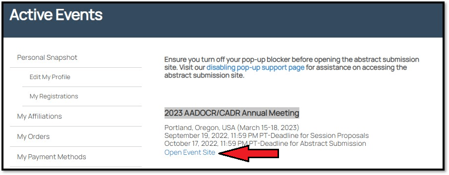 Information for abstract submitters