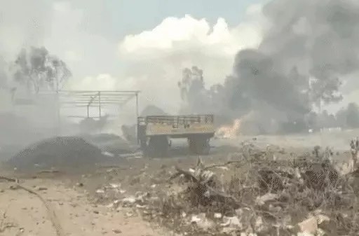 fire in firecracker factory