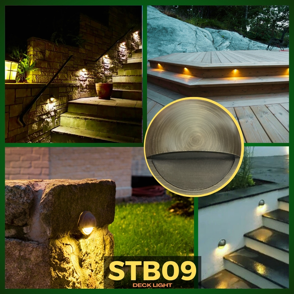 アオハライト STB09-BRASS DECK LIGHT - Abba Lighting USA Distributor Outdoor