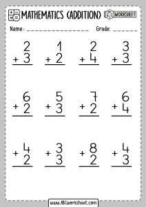 addition 1 digit number worksheets math worksheets
