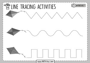 line tracing worksheets pre writing activities