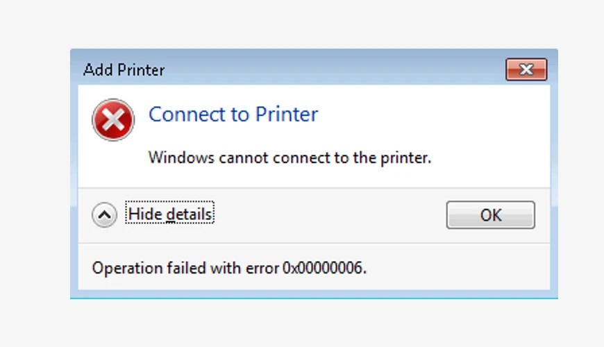 Windows Cannot Connect to the Printer