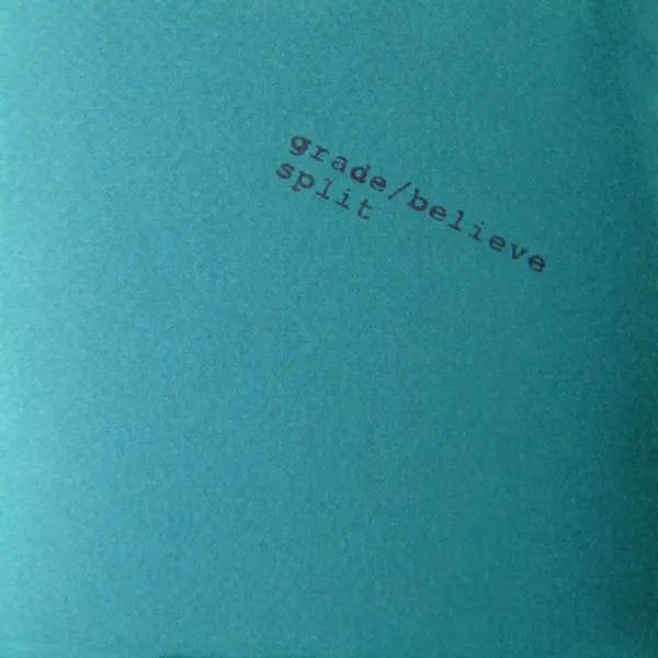 WR-001 Grade/Believe split CD, 1994. Blue cover