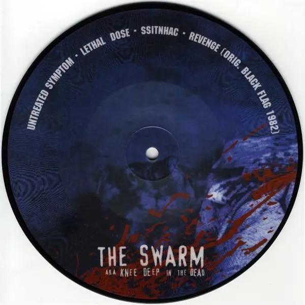 The Swarm aka Knee Deep in the Dead / ForceFedGlass split 7". Spiritfall Records / The Human Electric Project, March 2000.