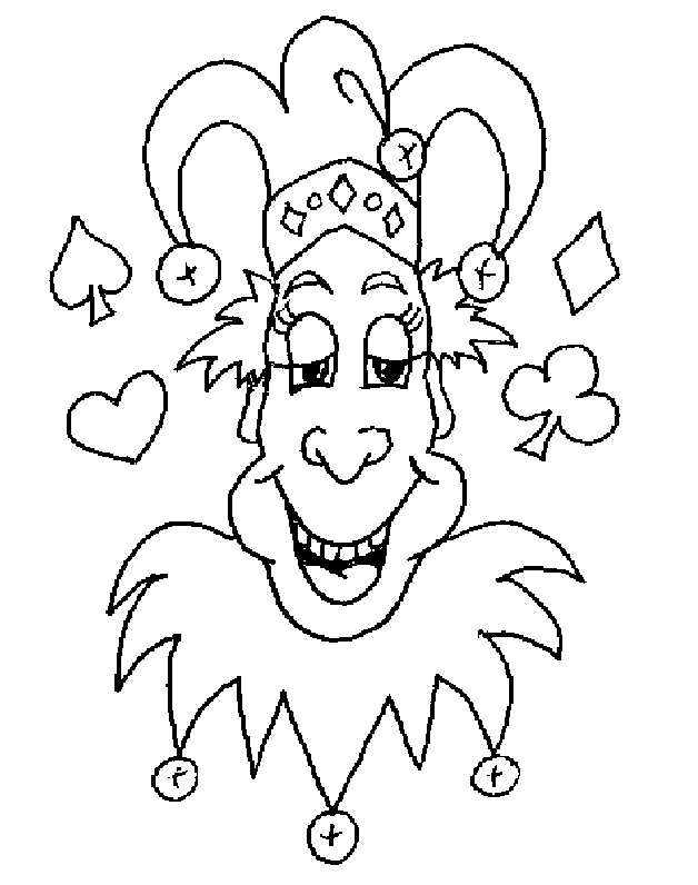 Download printable among us jester coloring page. Coloring Picture Of A Jester Or Clown Or Joker At Absolute1 Net