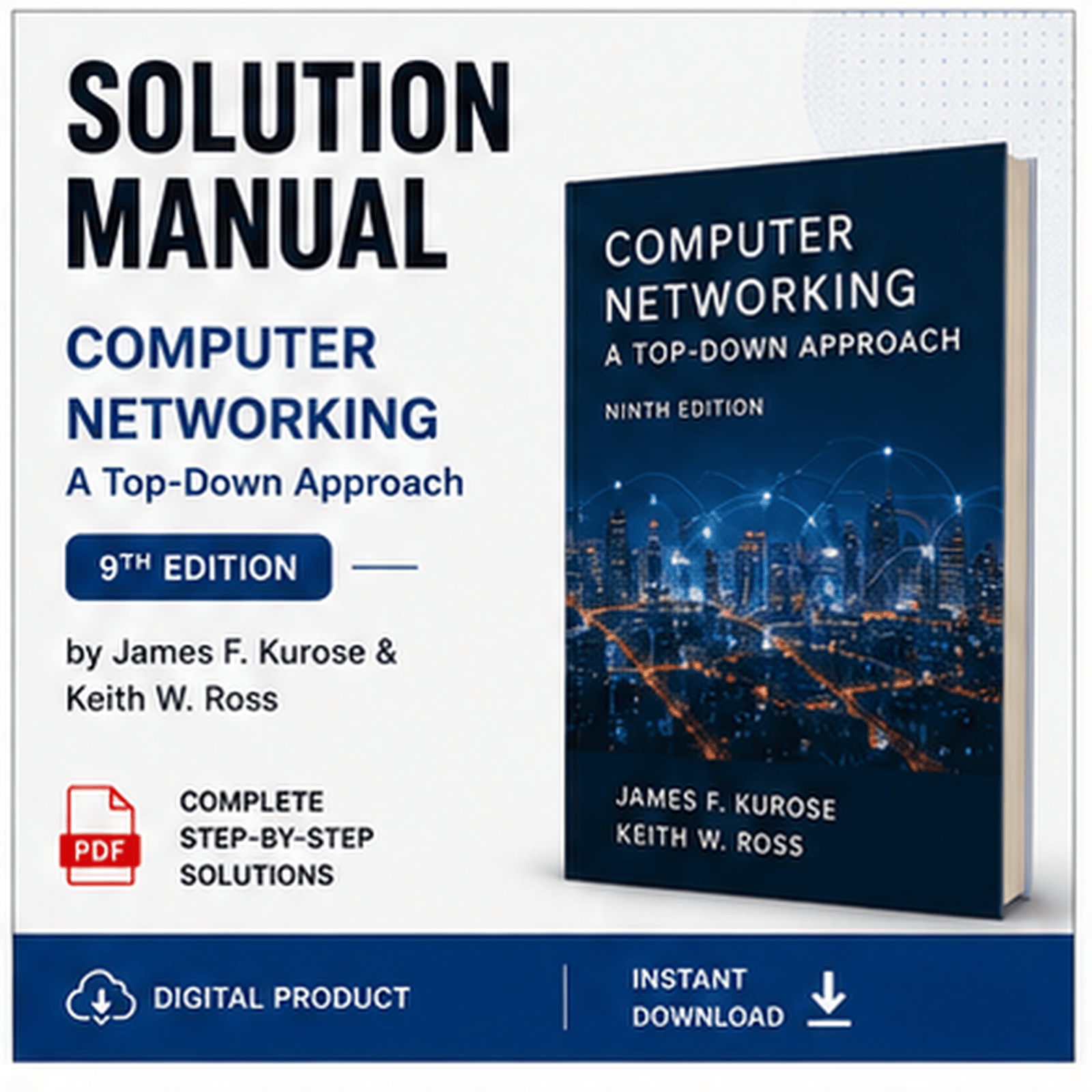 Computer Networking A Top-Down Approach 9th Edition Solution Manual PDF