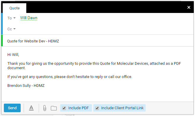 How To Create A Quote In 4 Easy Steps Sales Accelo