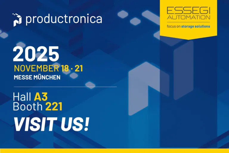 essegi automation save the date productronica 2025 accelonix