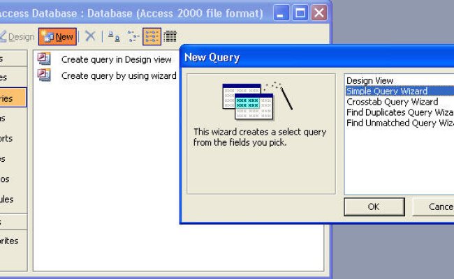 Creating A Single Table Query