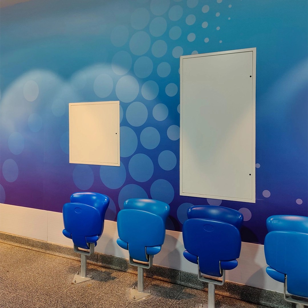 Wall access panels selection